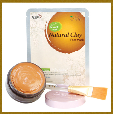 Natural clay massage cream pack